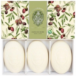 La Florentina Olive Flowers Zestaw 3 mydeł 3x150g